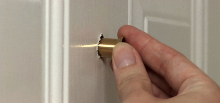 peephole door repair in Burlingame